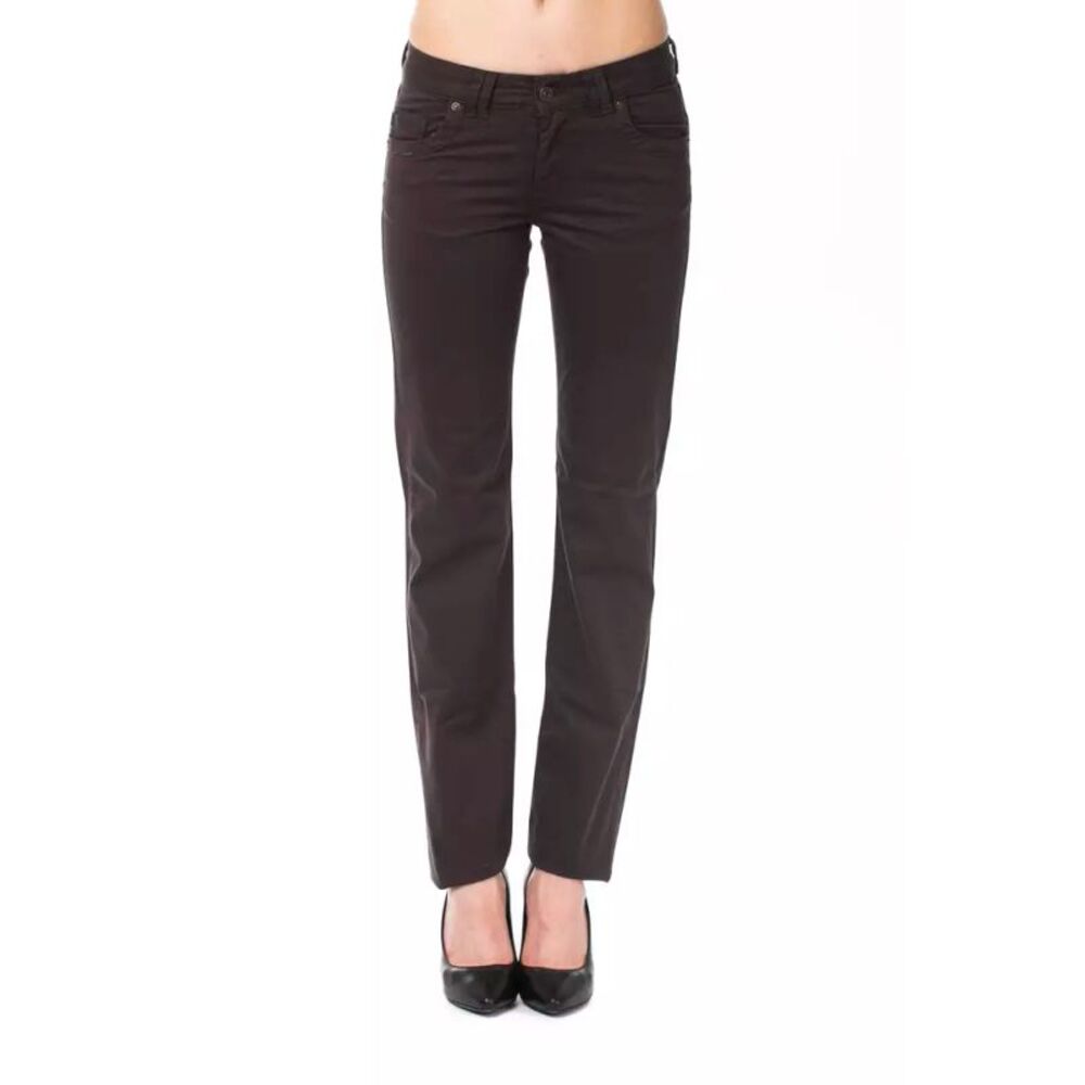 Ungaro Fever Brown Cotton Women's Women's Pants